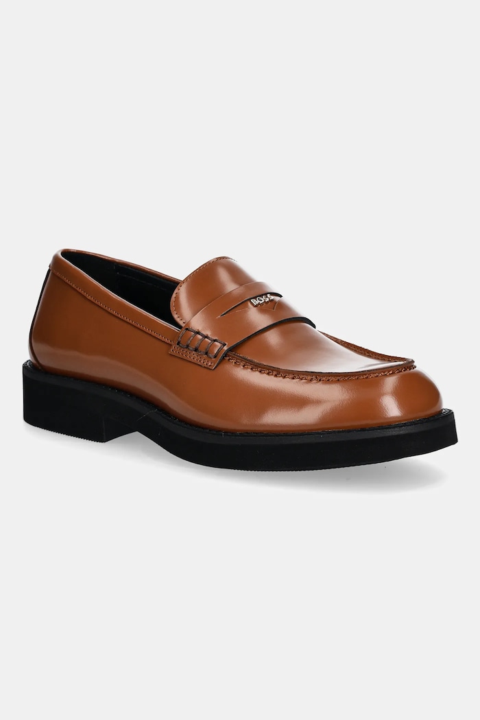 BOSS Mocasini de piele Eleri maro 50548761.226