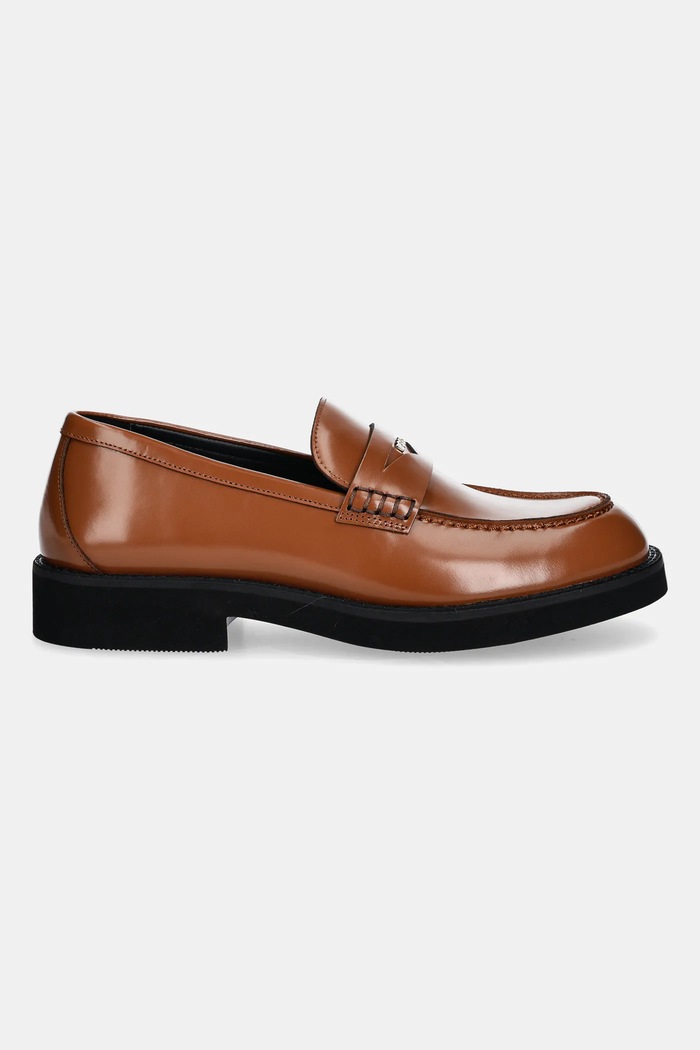 BOSS Mocasini de piele Eleri 50548761.226 maro AW25