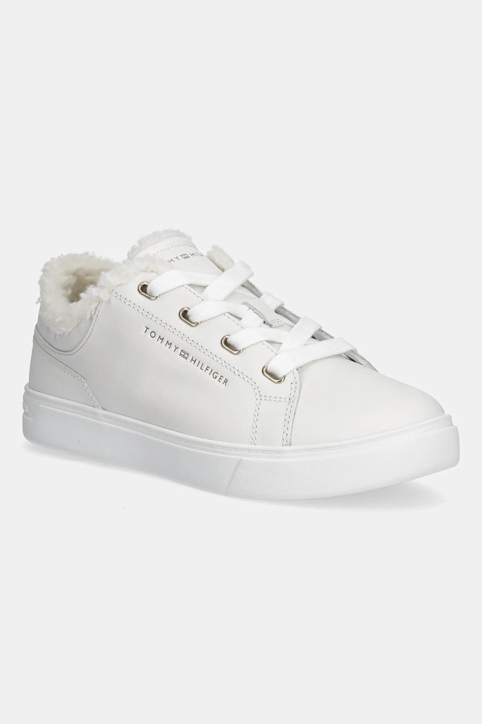 Δερμάτινα sneakers Tommy Hilfiger CASUAL CUPSOLE SNEAKER WL άλλο λευκό FW0FW08824