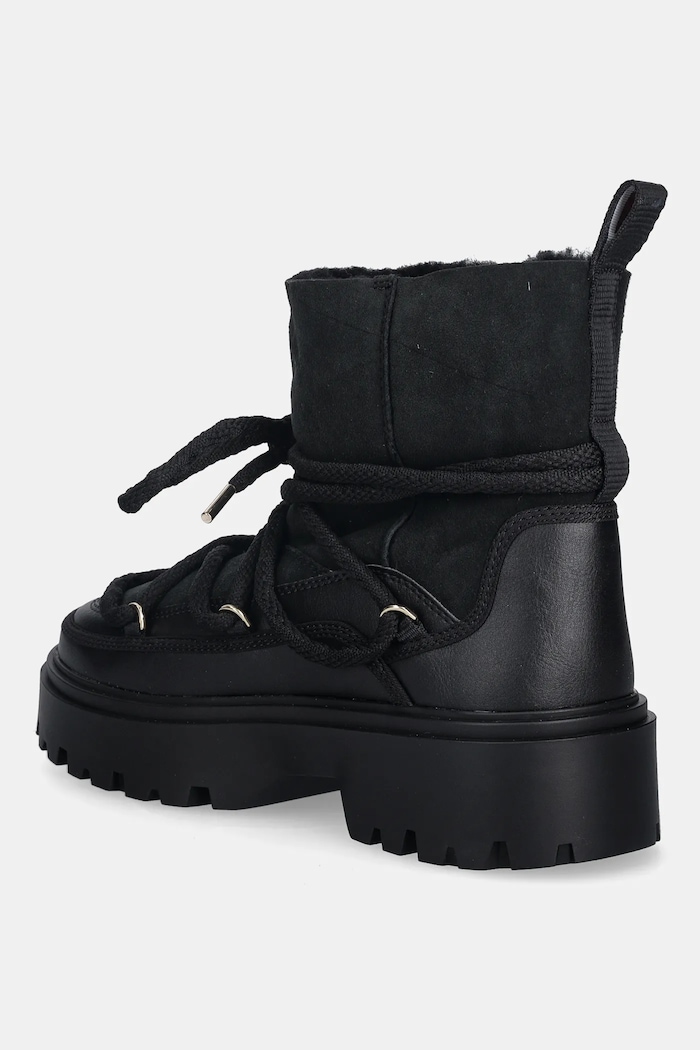 Obuwie Tommy Hilfiger śniegowce REAL SHEARLING LACEUP FW0FW08996 czarny