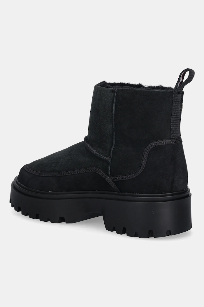 Obuv Semišové topánky Tommy Hilfiger REAL SHEARLING PULLON FW0FW08997 čierna