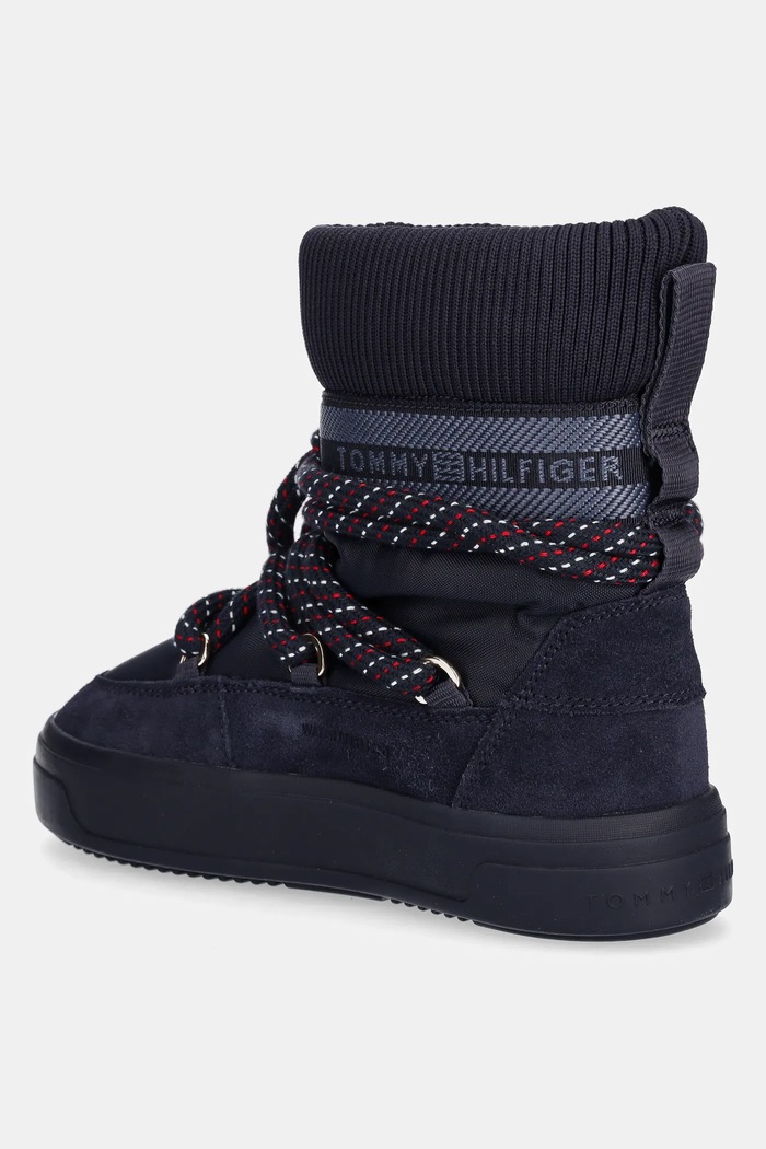 Obuv Snehule Tommy Hilfiger TOMMYTECH RWB SNOWBOOT WARM FW0FW09163 tmavomodrá