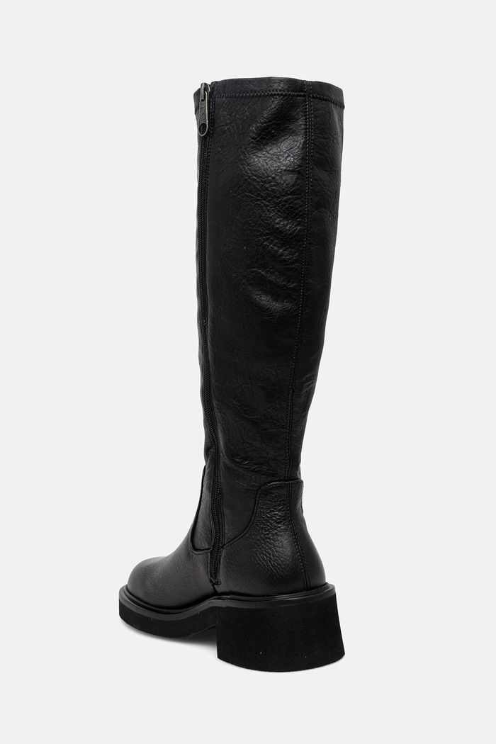 Παπούτσια Μπότες Tommy Jeans TJW STRETCHY LONG BOOT EN0EN02851 μαύρο