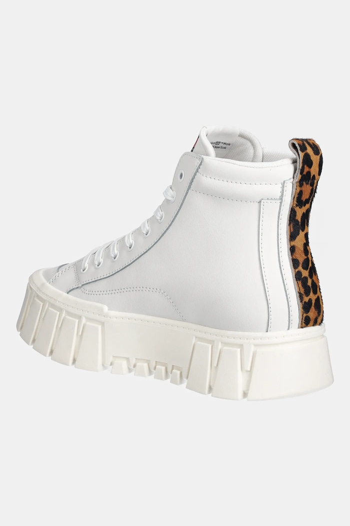 Obutev Usnjene superge Tommy Jeans TJW VULC FLATFORM LEOPARD EN0EN02858 bela