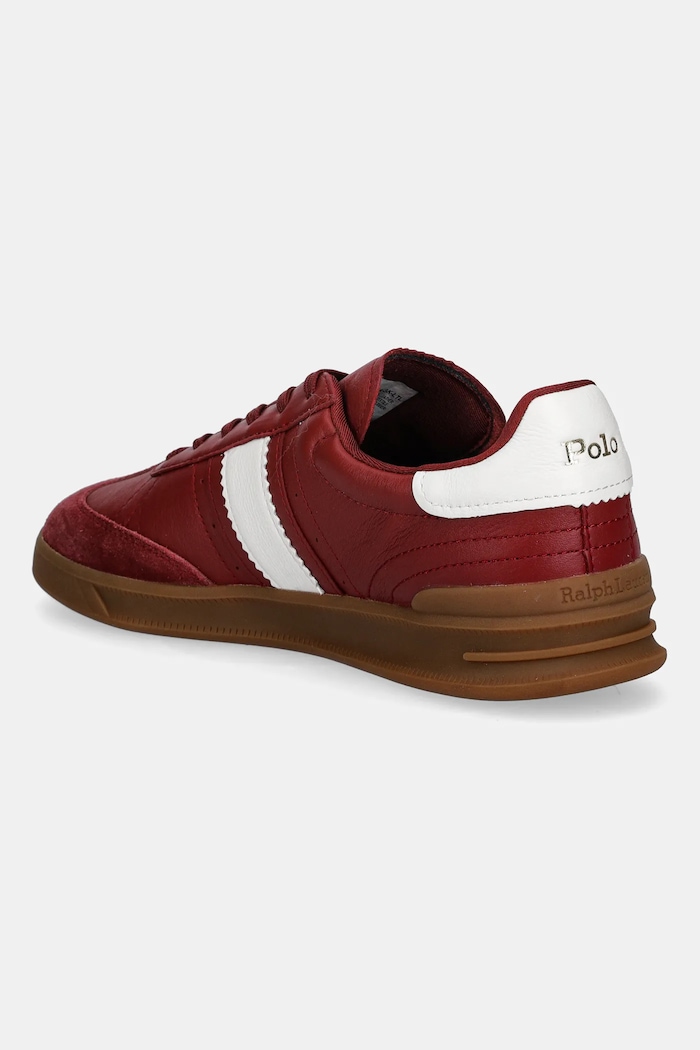 Obuv Kožené tenisky Polo Ralph Lauren Htr Aera 804956688005.600 červená