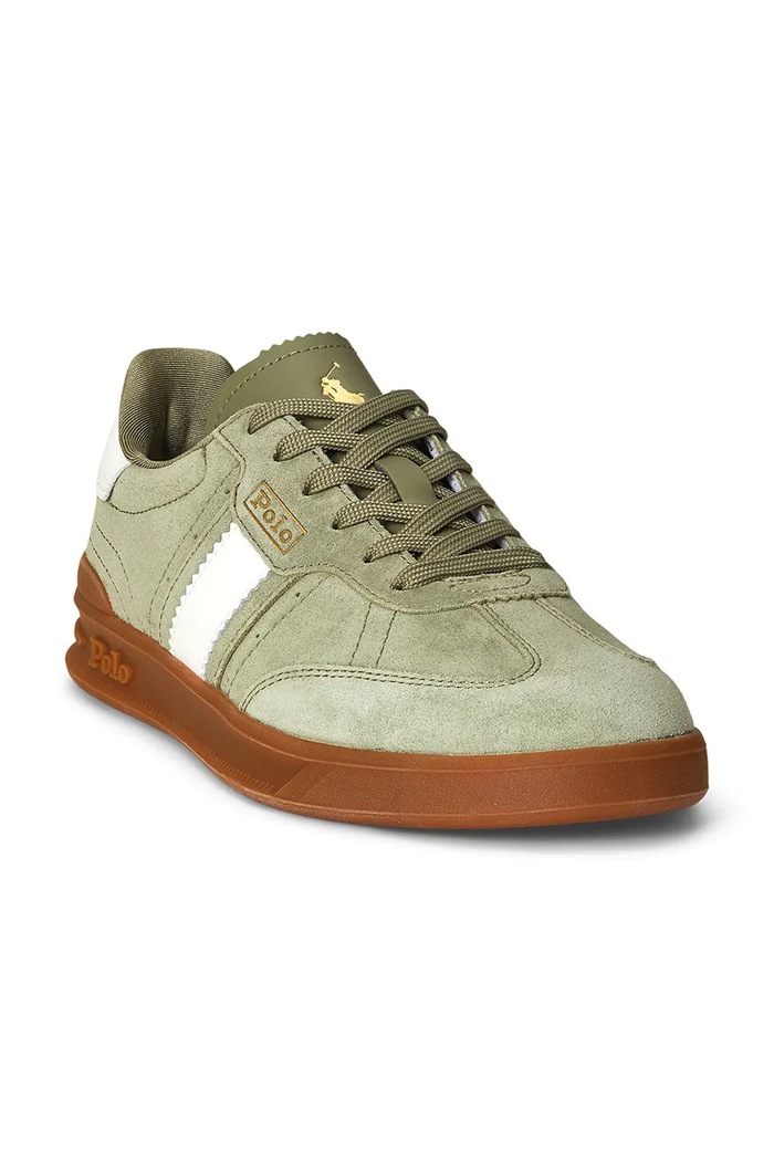 Polo Ralph Lauren sneakersy zamszowe Htr Aera 804956688009.300 zielony SS26