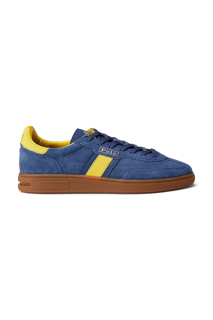Polo Ralph Lauren sneakersy zamszowe Bedford płaska granatowy 804975536001.410