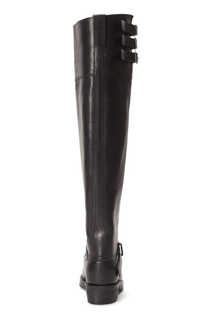 Obuv Kožené čižmy Polo Ralph Lauren Biker Boot 818973063001.001 čierna