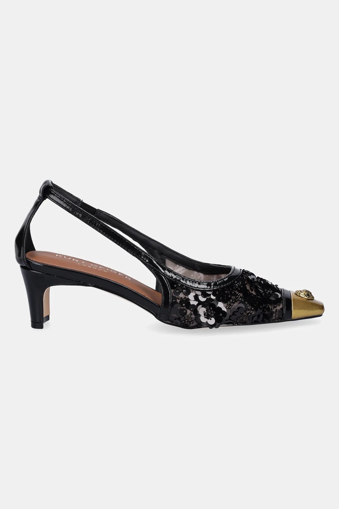 Kurt Geiger London czółenka Regent Open Court 4703500609.BLACK czarny AW25