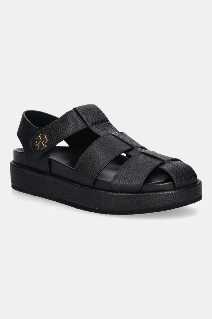 Tory Burch sandały skórzane Kira Fisherman Sport Sandal pozostałe czarny 170584.006