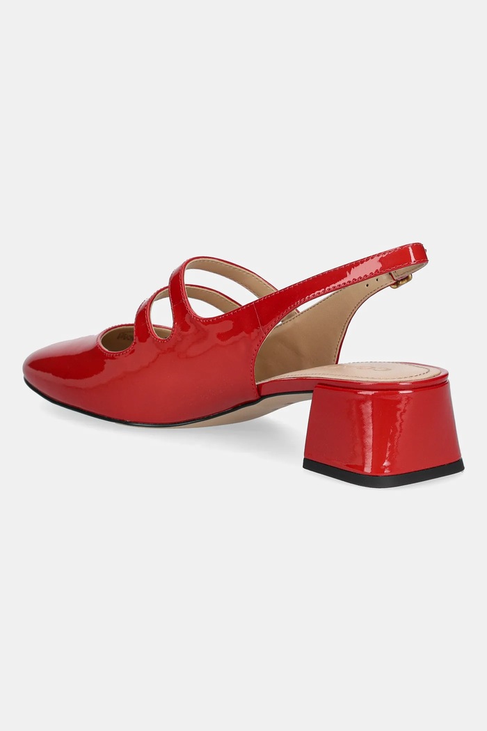 Obutev Usnjeni salonarji Coach Winley Slingback Mary Jane CAS42.PJ6 rdeča