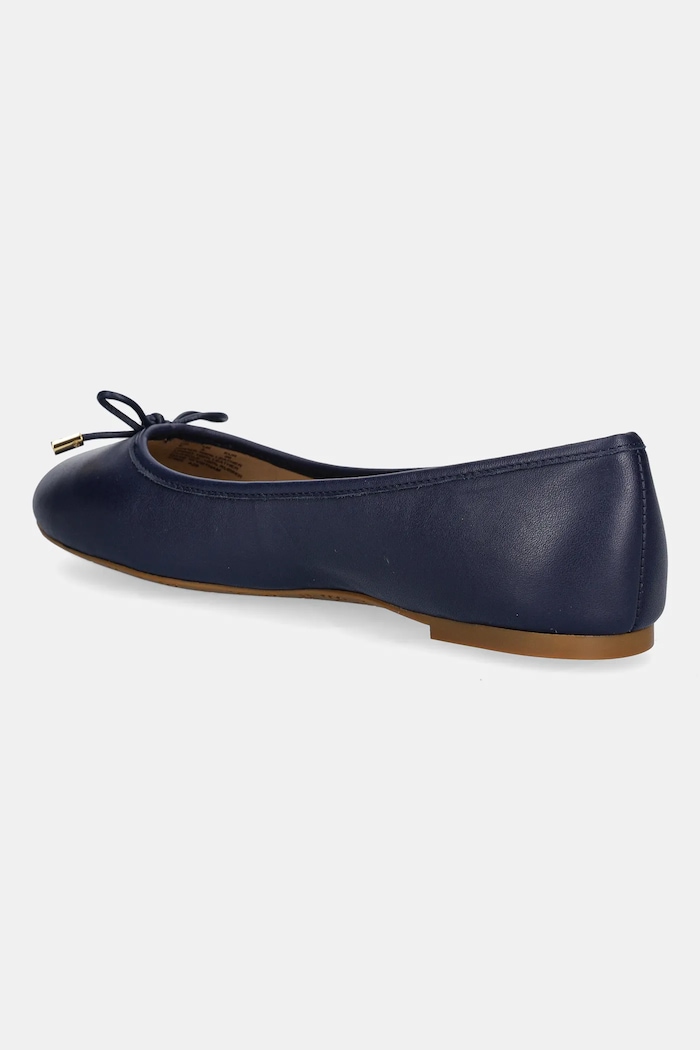 Обувки Lauren Ralph Lauren Кожени балеринки Lauren Ralph Lauren Jayna 802940728004.410 тъмносин