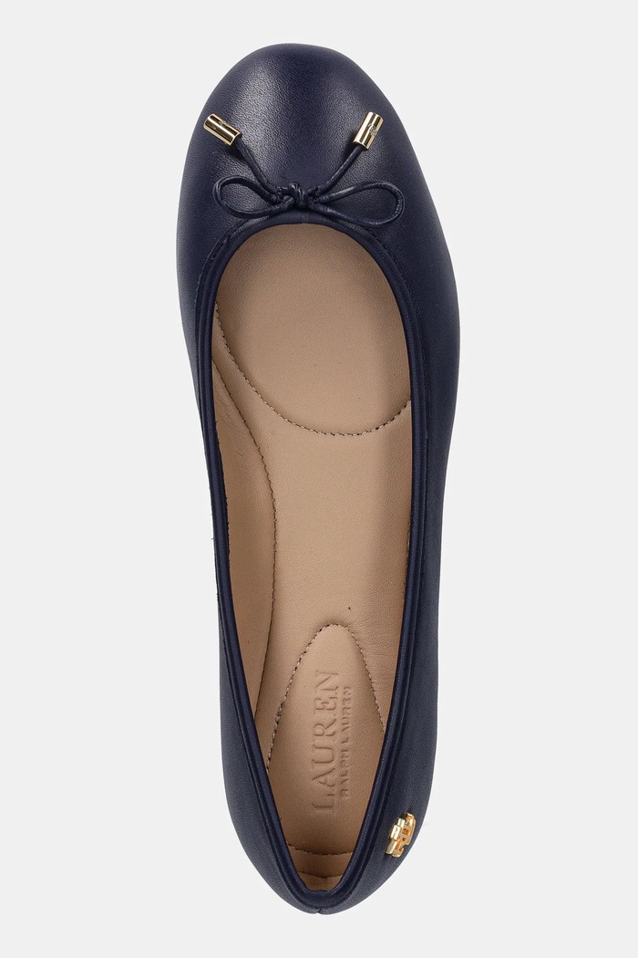 Кожени балеринки Lauren Ralph Lauren Jayna Lauren Ralph Lauren 802940728004.410 тъмносин
