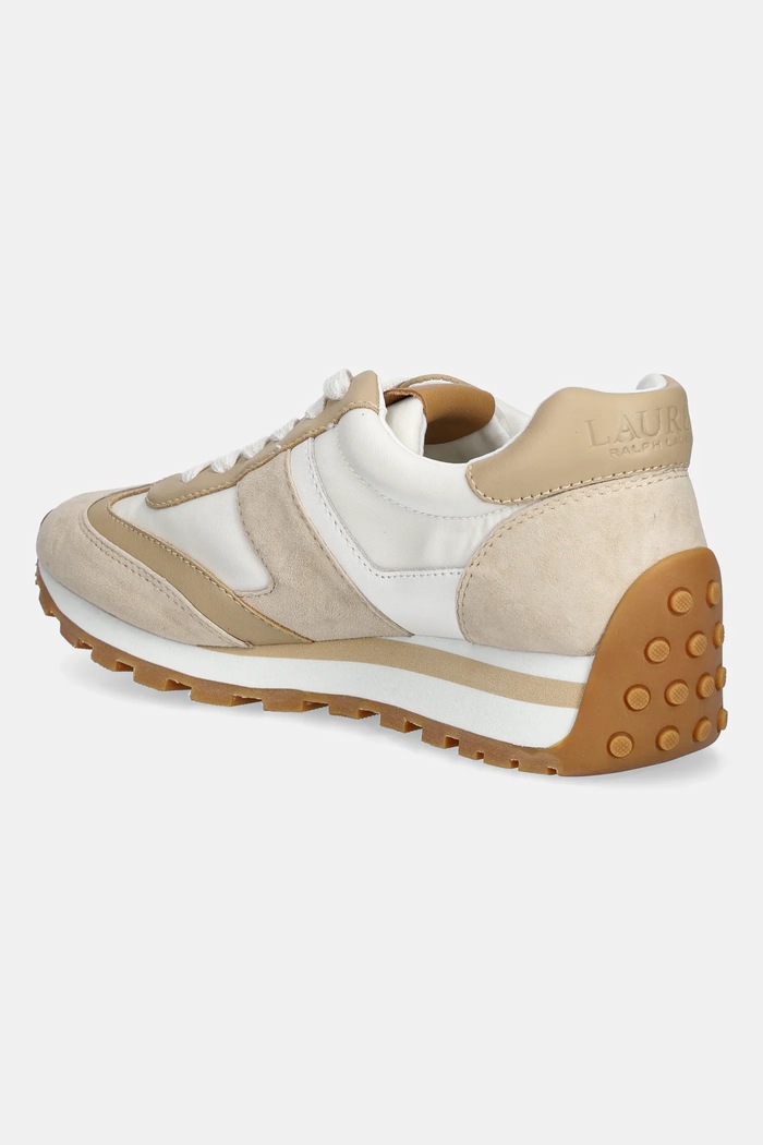 Cipők Lauren Ralph Lauren bőr sportcipő Dani 802951384010.100 bézs