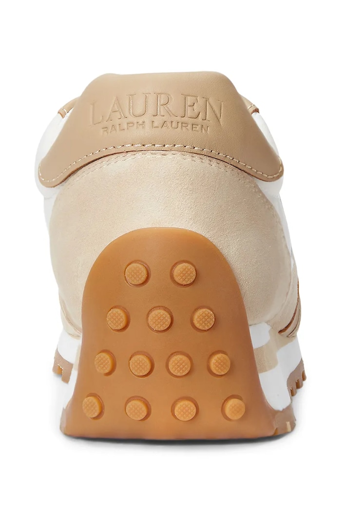 Kožené tenisky Lauren Ralph Lauren Dani béžová 802951384010.100
