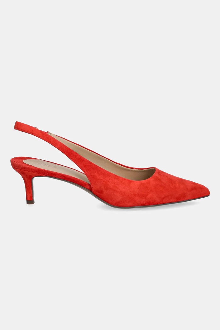 Lauren Ralph Lauren szpilki zamszowe Lolah II 802959263005.600 czerwony AW25