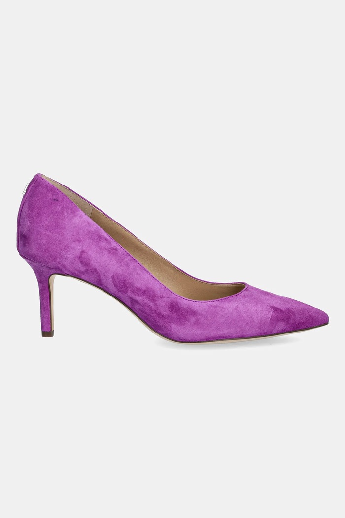 Велурени обувки с тънък ток Lauren Ralph Lauren Lanette 802962173004.500 виолетов AW25