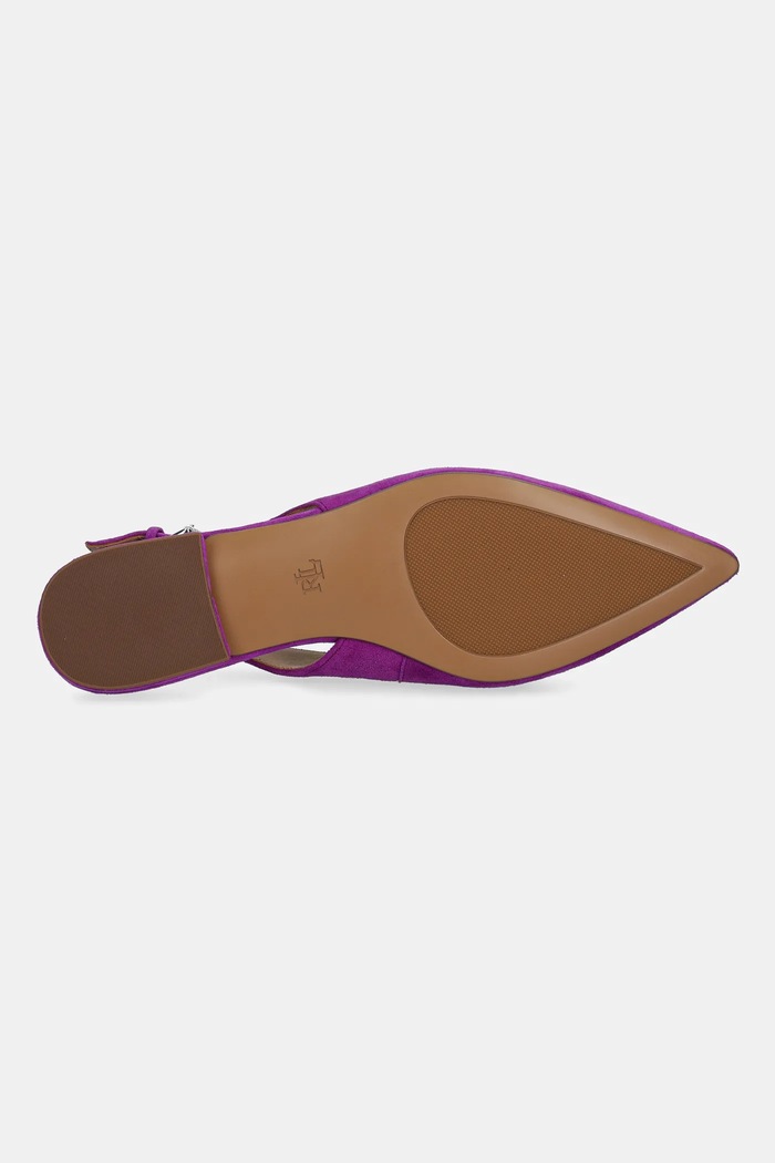 Lauren Ralph Lauren baleriny nubukowe Londyn Slbck 802967746007.500 fioletowy