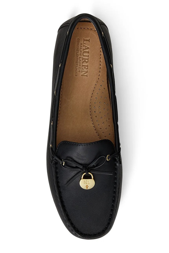 Obuv Kožené mokasíny Lauren Ralph Lauren Wylie 802967751001.001 čierna