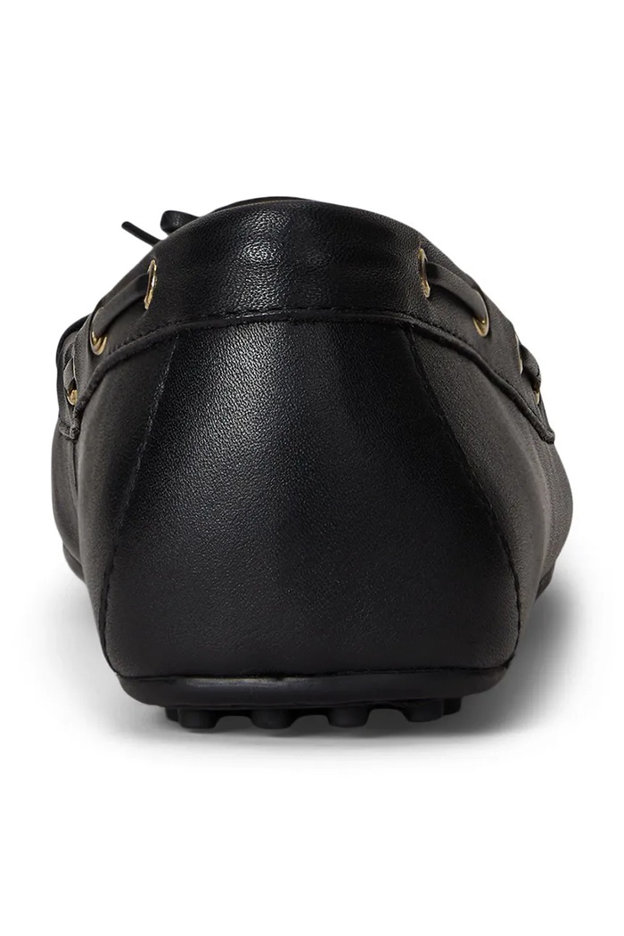 Kožené mokasíny Lauren Ralph Lauren Wylie čierna 802967751001.001