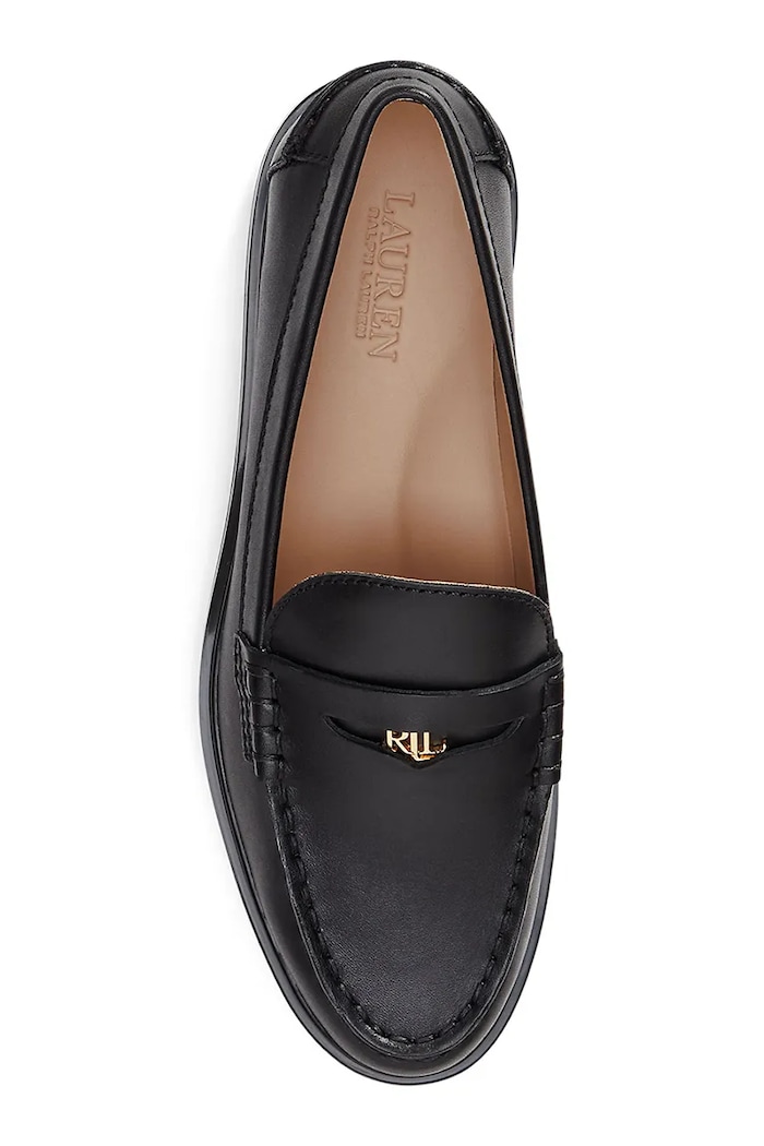 Obuwie Lauren Ralph Lauren mokasyny skórzane Marli 802967752001.001 czarny
