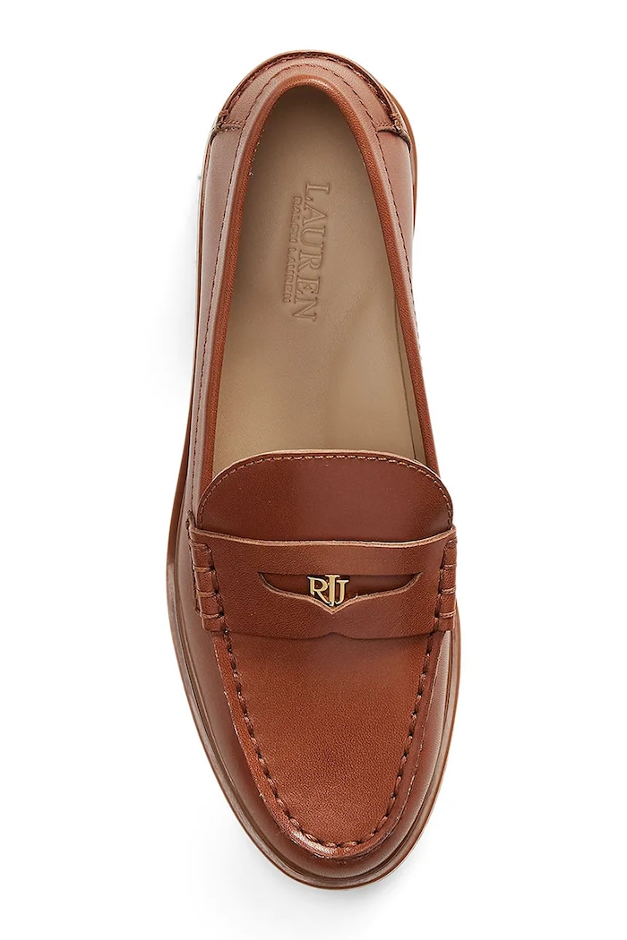 Обувь Кожаные мокасины Lauren Ralph Lauren Marli 802967752002.200 коричневый