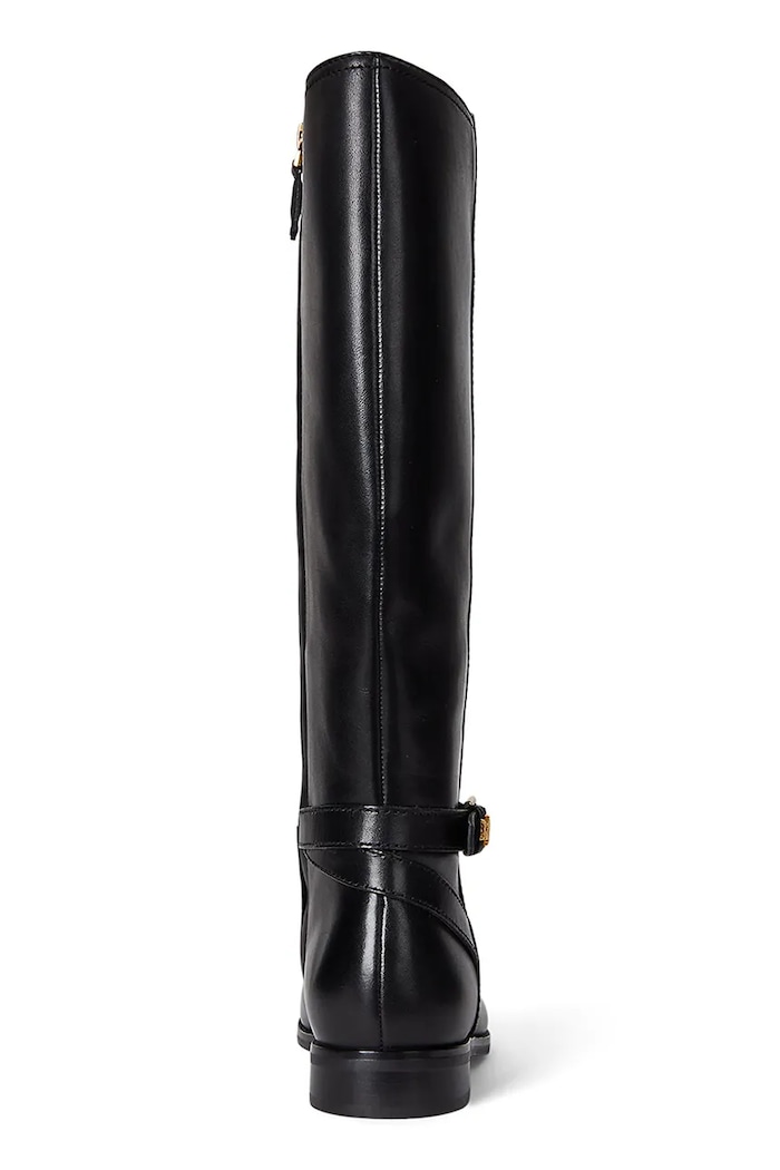 Obuwie Lauren Ralph Lauren kozaki skórzane Brooke Tll 2 802967769001.001 czarny