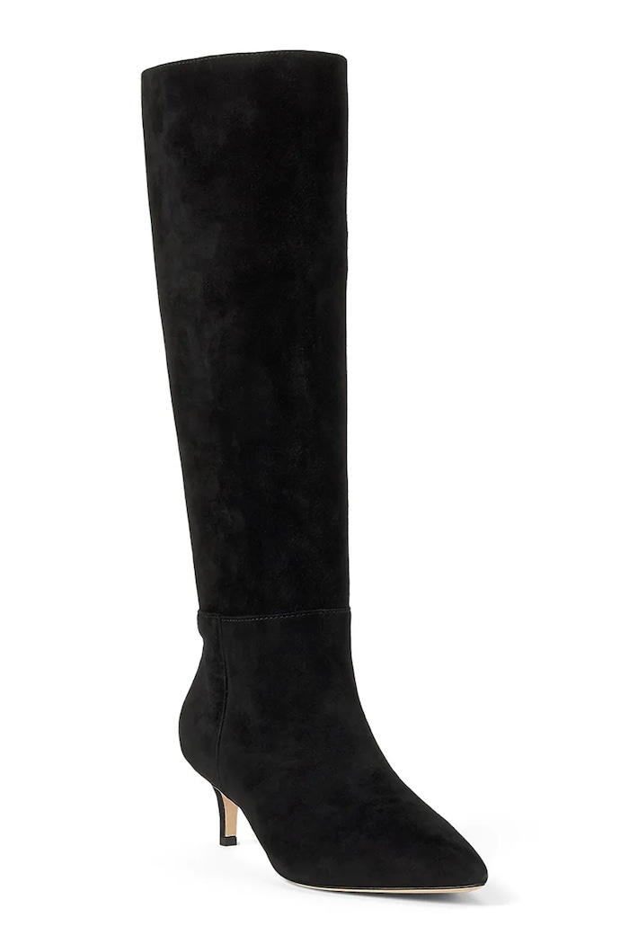 Semišové čižmy Lauren Ralph Lauren Mckay Tl Hl 802967811002.001 čierna AW25