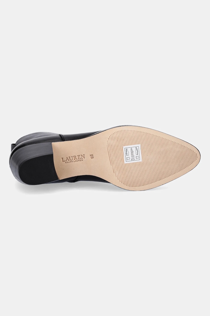 Usnjeni gležnarji Lauren Ralph Lauren Harpher 802967822001.001 črna