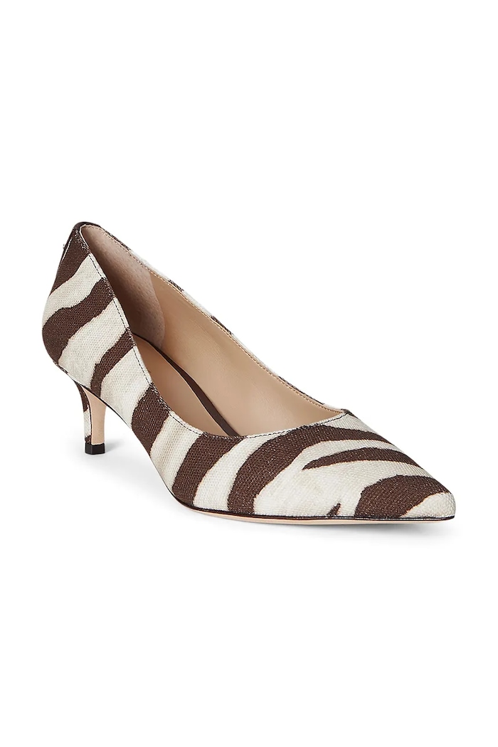 Lauren Ralph Lauren pantofi cu toc Adrienne 802974354001.200 maro AW25