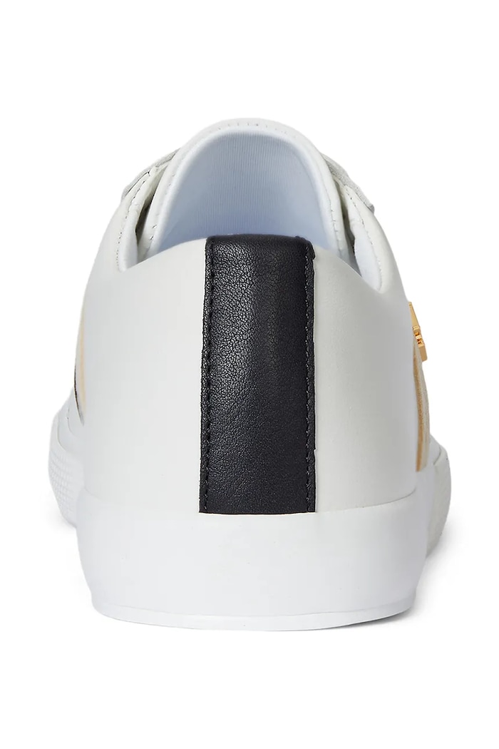 Lauren Ralph Lauren sneakersy skórzane Janson II biały 802979187001.100