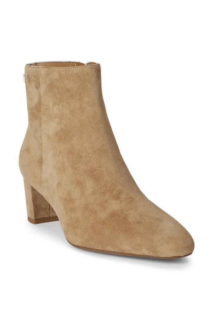 Замшевые ботинки Lauren Ralph Lauren Demi 802974504001.260 бежевый AW25