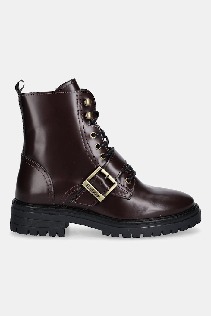 Кожени кубинки Barbour Ouseburne LFO0772RE91 бордо AW25