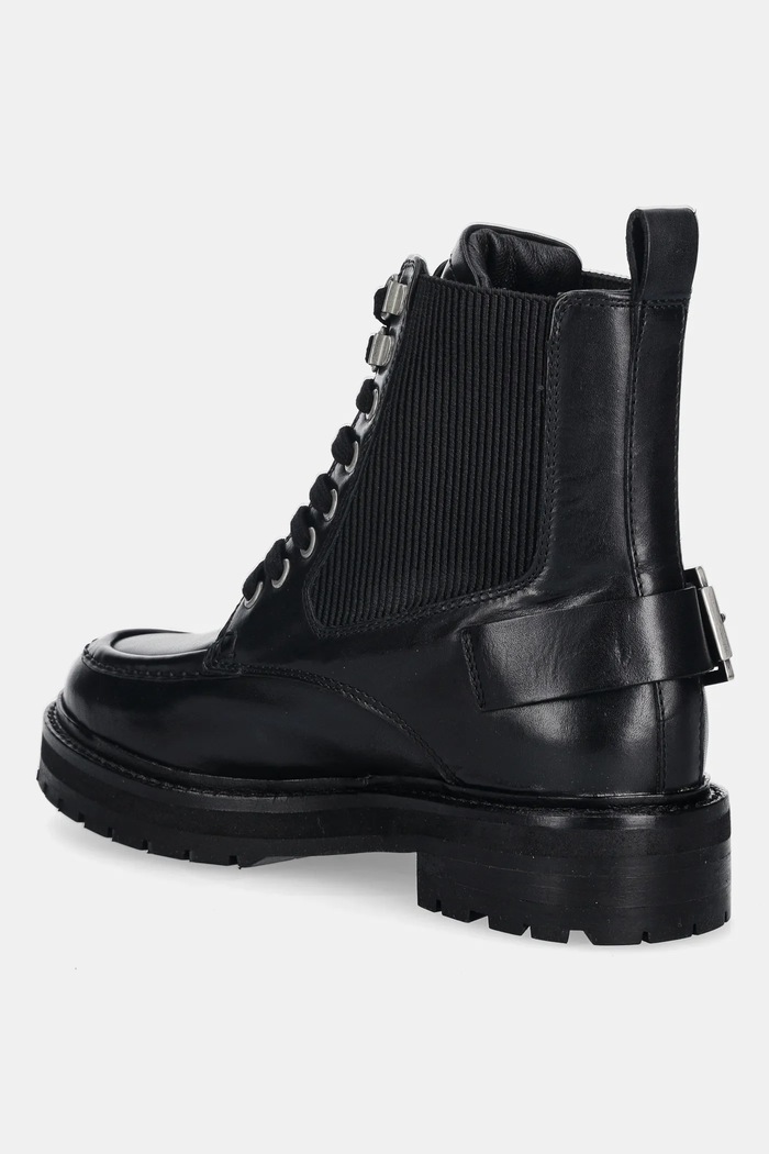 Παπούτσια Δερμάτινες μπότες Barbour Leonie LFO0778BK91 μαύρο