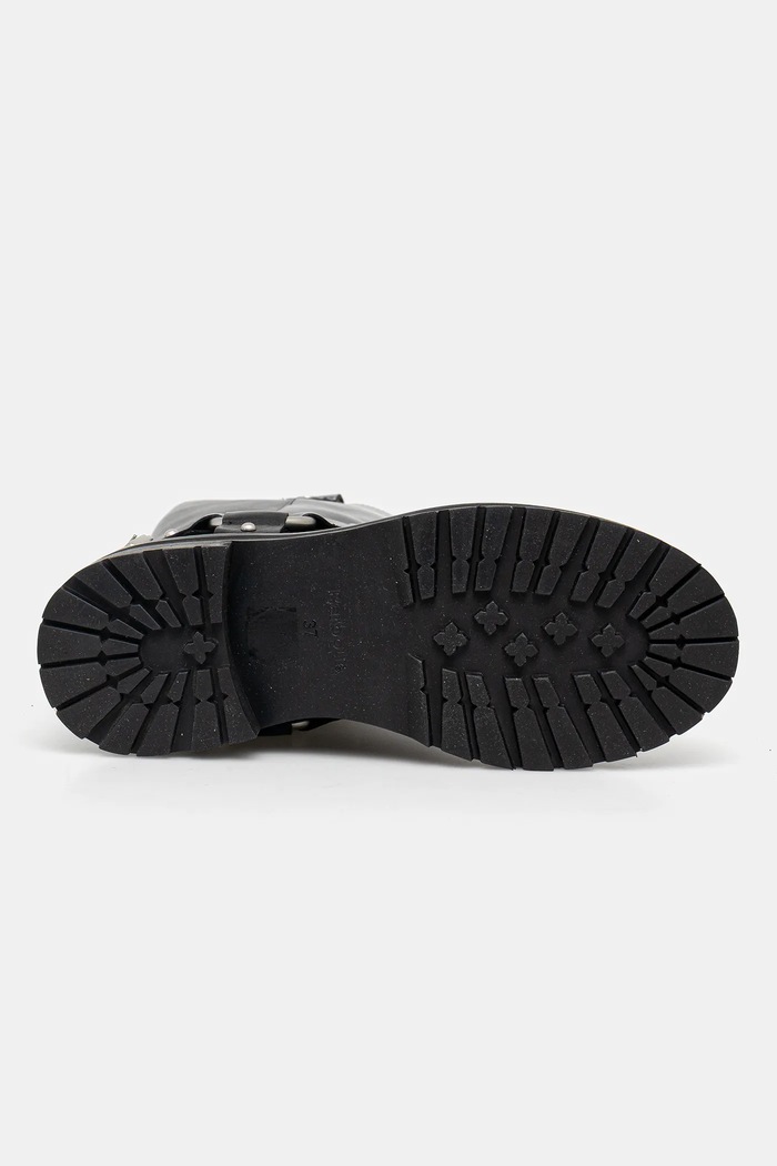 Kožené kozačky Barbour Freya černá LFO0779BK91