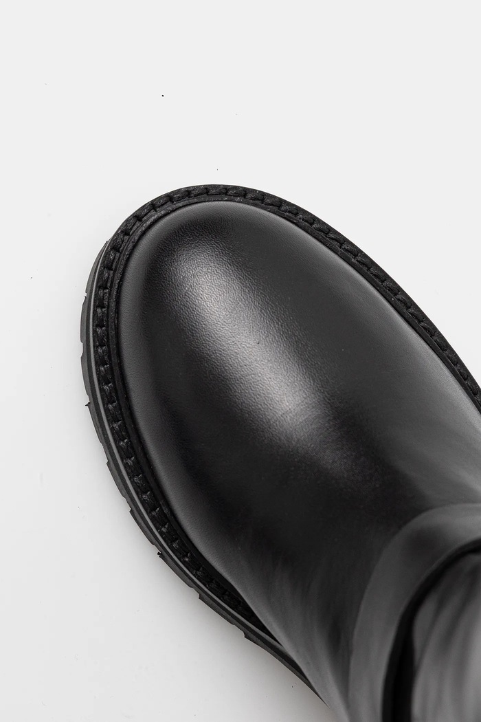 Kožené kozačky Barbour Freya LFO0779BK91 černá