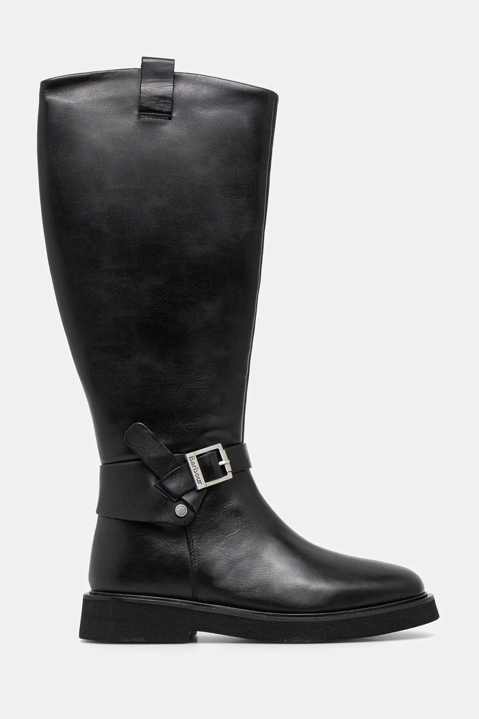Barbour bőr csizma Theodora LFO0783BK91 fekete AW25