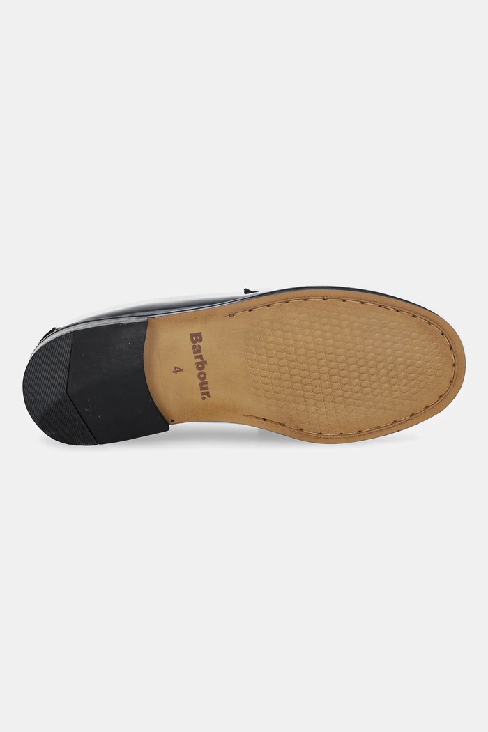 Δερμάτινα μοκασίνια Barbour Jen LFO0784BK91 μαύρο