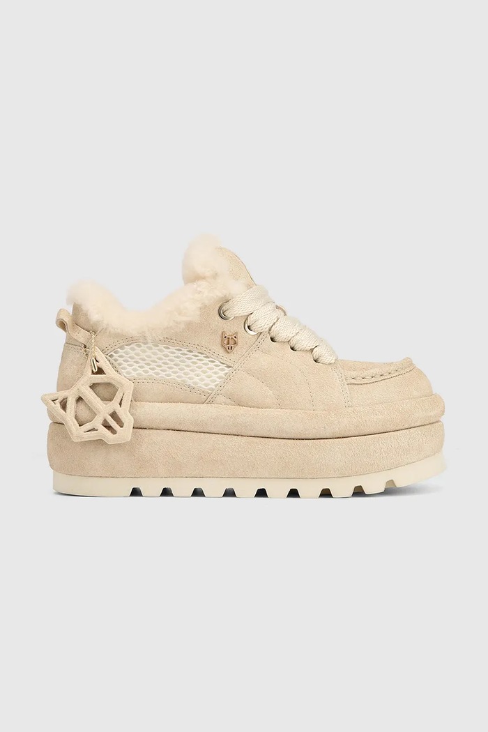 Naked Wolfe Замшевые кроссовки Naked Wolfe Beau бежевый Beau.Ice.Suede