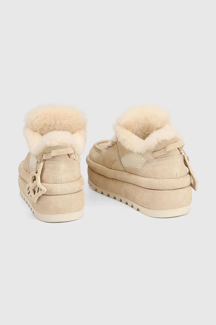 Обувь Naked Wolfe Замшевые кроссовки Naked Wolfe Beau Beau.Ice.Suede бежевый