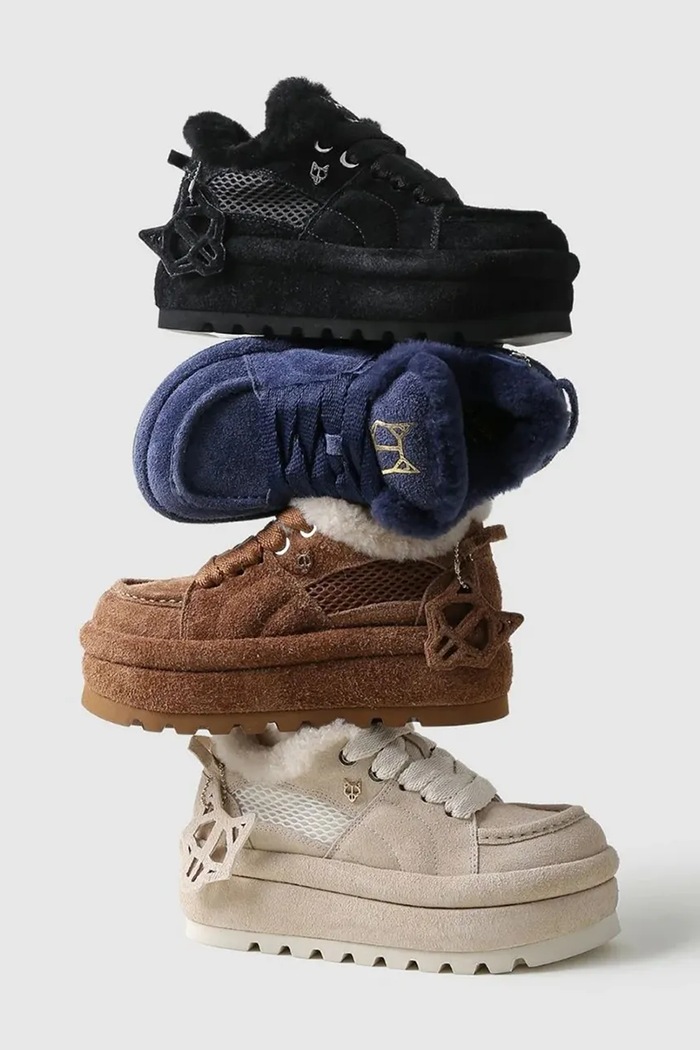 Замшевые кроссовки Naked Wolfe Beau Naked Wolfe бежевый Beau.Ice.Suede