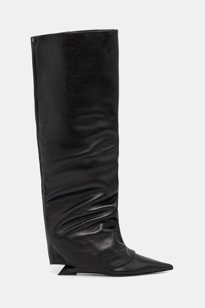 Naked Wolfe kowbojki skórzane Stated Stated.Black czarny AW25