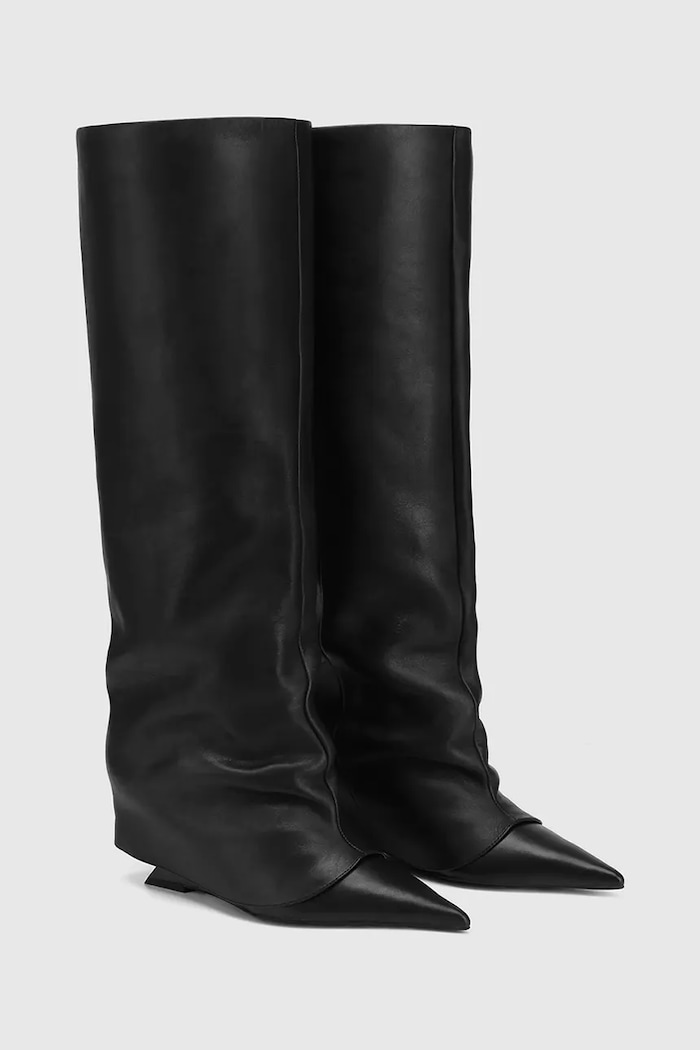 Naked Wolfe kowbojki skórzane Stated Stated.Black czarny AW25