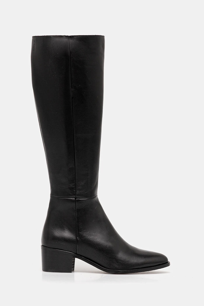 Kožené čižmy Bianco BIACAROL 11301040 čierna AW25