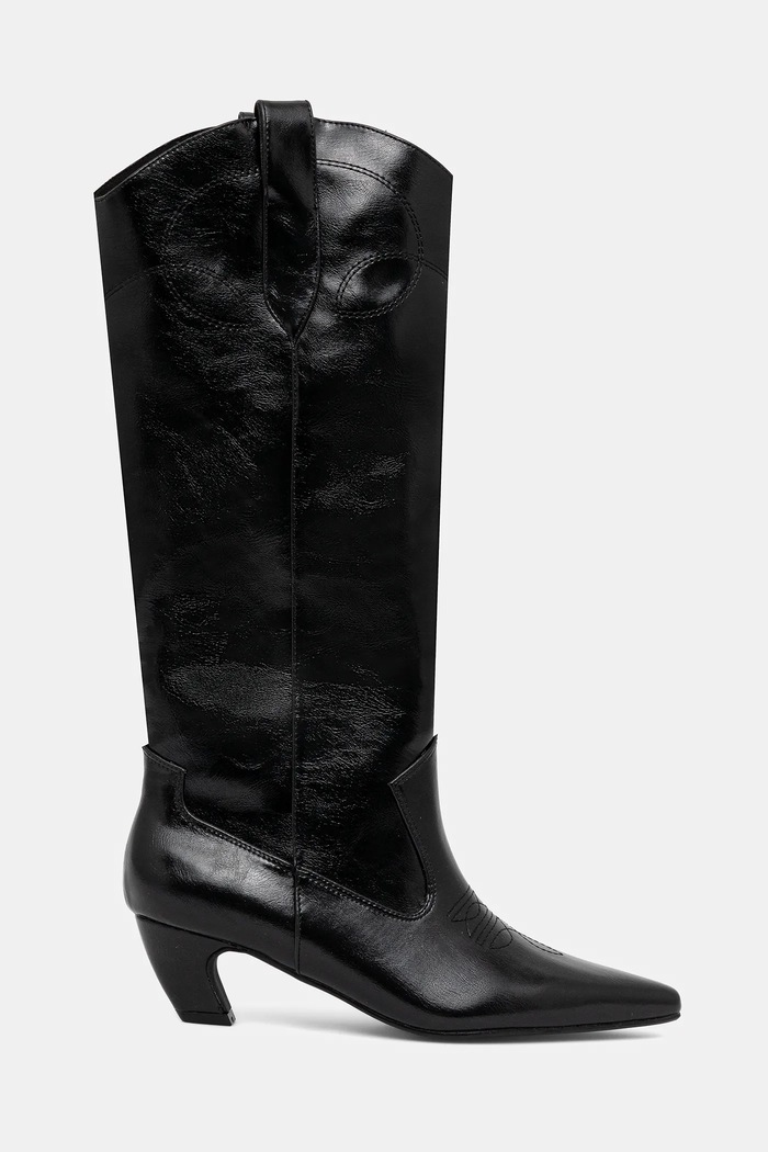 Bianco kowbojki BIABALEY 11302262 czarny AW25