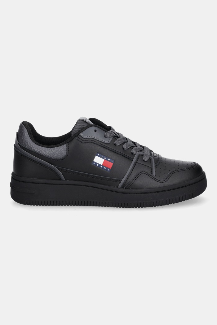 Tommy Jeans sneakersy skórzane TJW RETRO BASKET SNEAKER EN0EN02839 czarny AW25