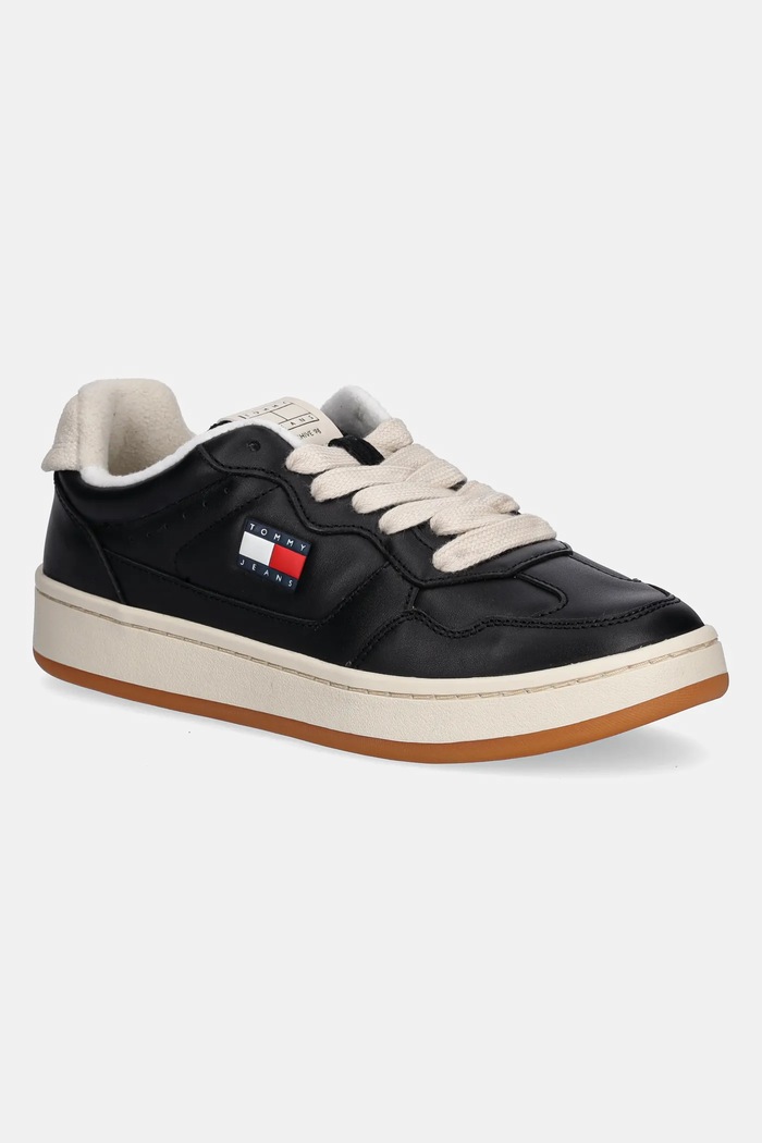 Tommy Jeans sneakers din piele ARCHIVE 98 WARM sintetic negru EN0EN02855