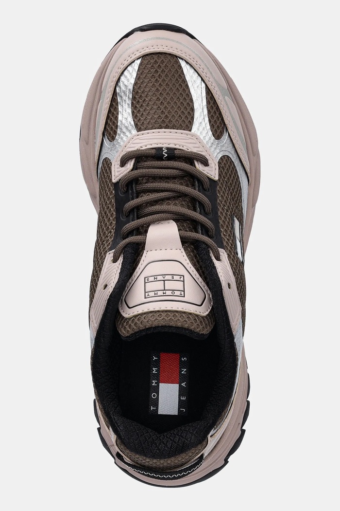 Tenisky Tommy Jeans TJW OUTDOOR RUNNER béžová EN0EN02859
