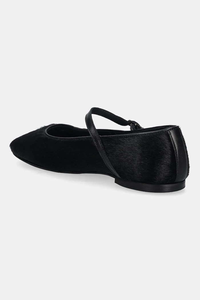 Obuća Kožne balerinke Tommy Hilfiger PONY HAIR MARYJANE FW0FW09154 crna