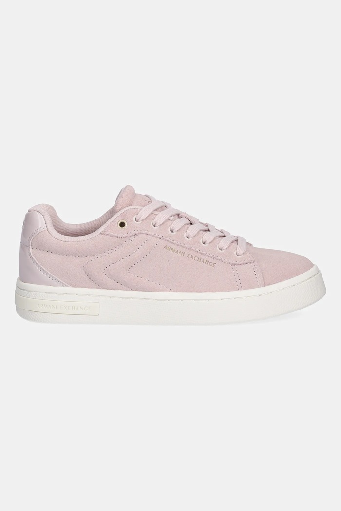 Semišové tenisky Armani Exchange XW001619.AF17445.U4012 ružová AW25